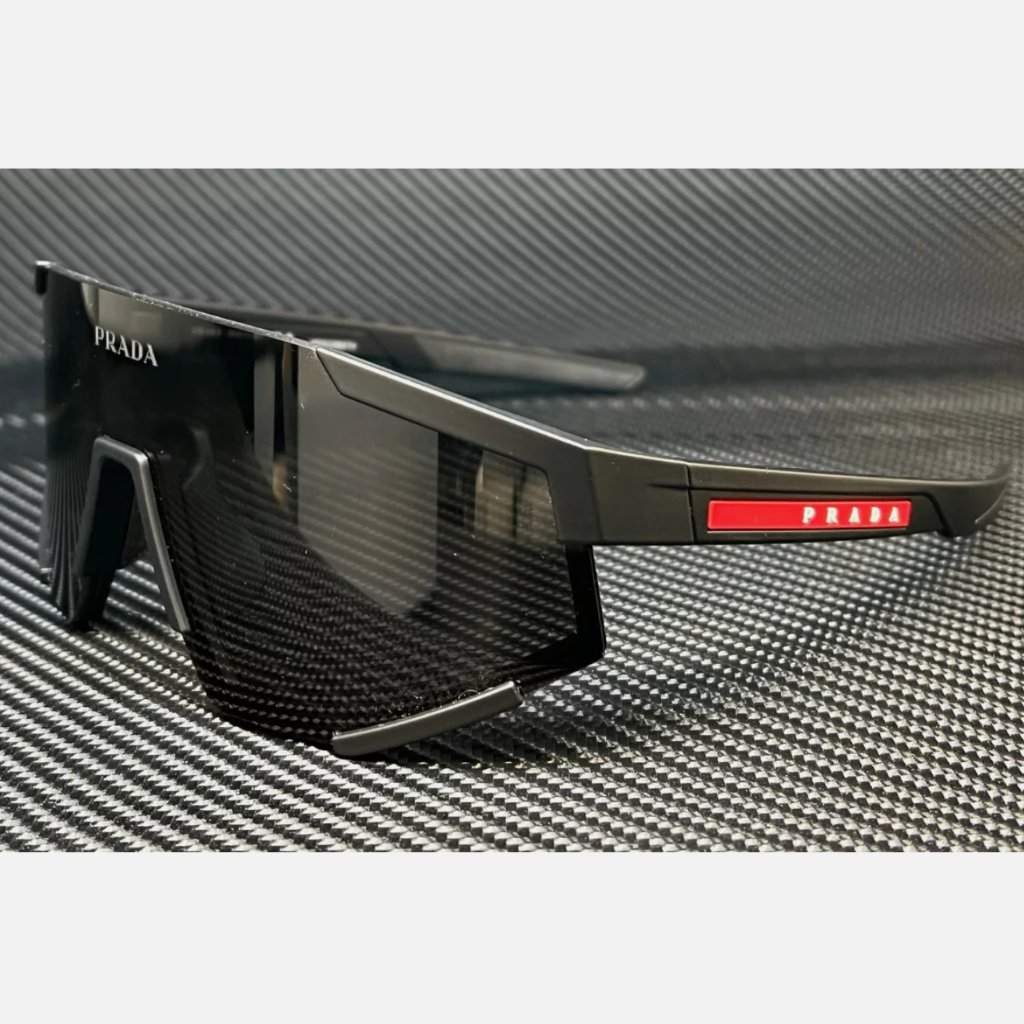 Prada Men's Black Matte 63mm Sunglasses